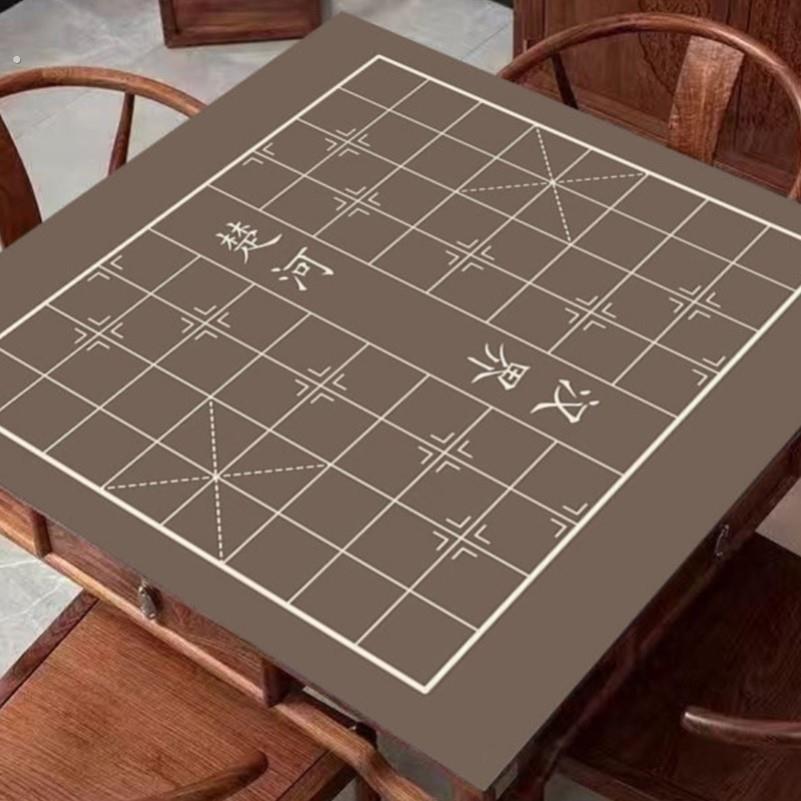 中国象棋棋盘软布单卖正方形家用可定制大号折叠防滑台面桌布家用