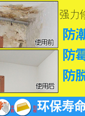 修复反碱墙面强i效万能补墙膏防潮防霉防碱卫生间起毛渗水墙体家