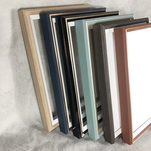 油画框外框石英砂丙n烯肌理画戳戳绣画框简约数字油画布装裱框定