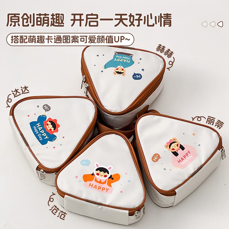 上班族可携式g小号早餐保温袋铝箔便当带手提儿童保鲜外出三角饭
