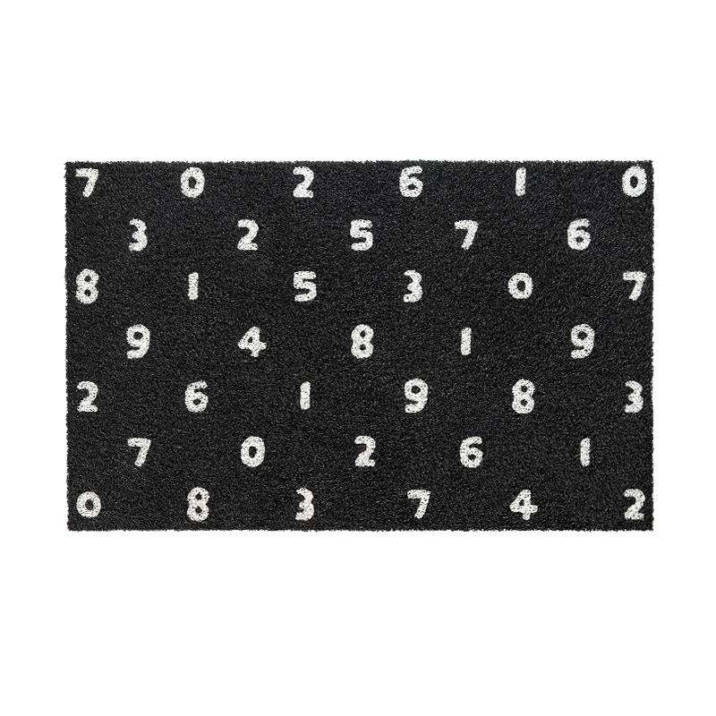 运气上升 d地垫入户门垫家用简约丝圈进门口防滑pvc可裁剪玄关垫
