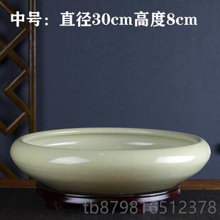 高档景德镇陶碗瓷鱼桌面大号招财金鱼乌龟缸盆睡莲水缸荷花盆缸摆