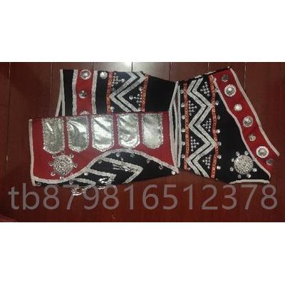 高档款佤族演出新服《黑山银花》舞演出服|民族服装56民个族蹈服