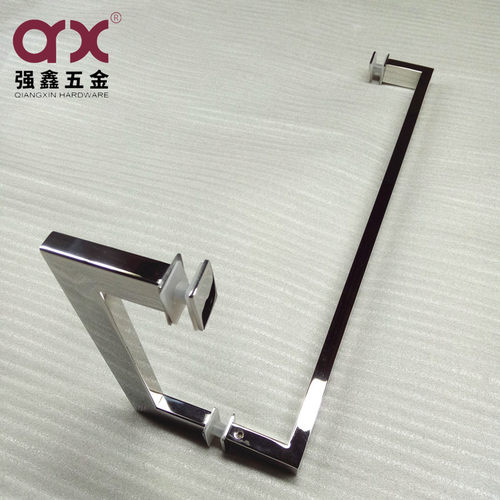 现代简约304不锈钢门拉手 加厚方管沐浴房玻璃门把手厂家直供