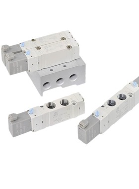 现货金器电磁阀MVSP-188-4E1-DC12 DC24 AC220 -H-D两位五通阀