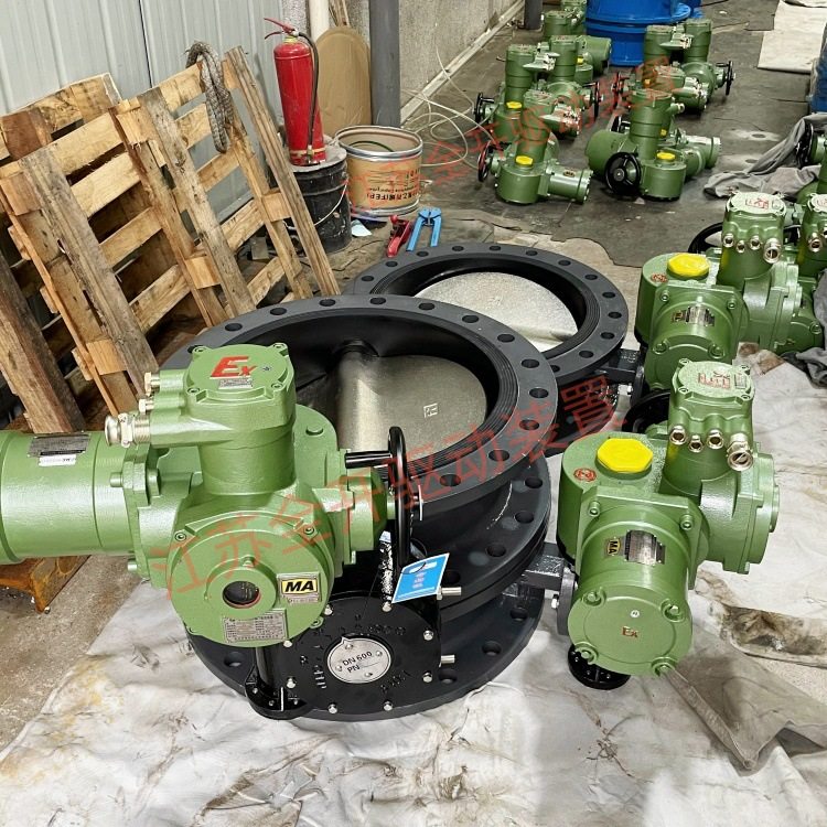 电压AC660V MZ矿用一体式电动瓦斯蝶阀 WSD941X-10Q DN150低压蝶