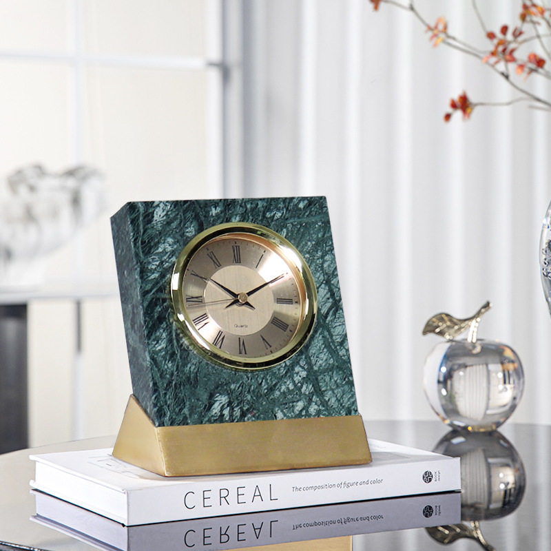 北欧轻奢大理石小时钟家居酒店客厅书房卧室摆放座钟装饰品摆件,模玩/动漫/周边/娃圈三坑/桌游,文化/体育周边,淘宝优惠券,粉丝福利购,淘宝优惠卷