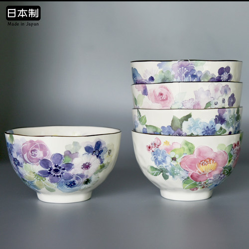 日本进口ceramic蓝陶瓷碗
