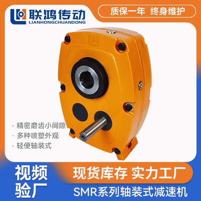 SMR-E50-20轴装式减速机 SLSMR-E55硬齿面空心轴ATA扭力臂减速机