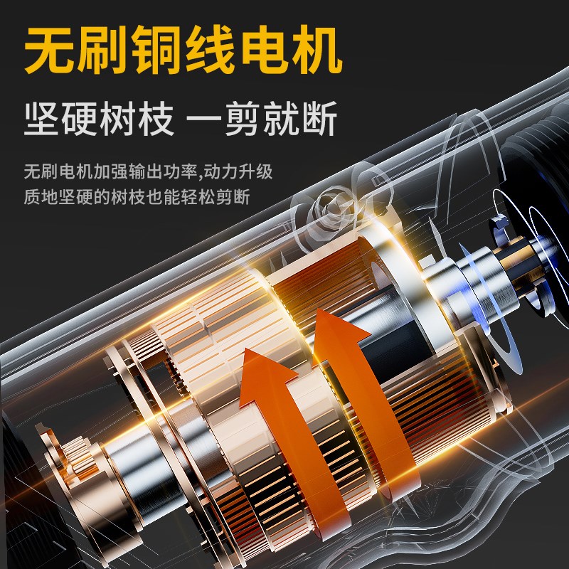 电动剪刀充电式果树园林修枝剪园艺剪树锂电剪电剪子树枝剪枝神器