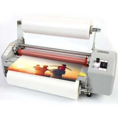 古德093全自动覆膜机3小型广告图文单面双面照片过膜机热裱冷裱