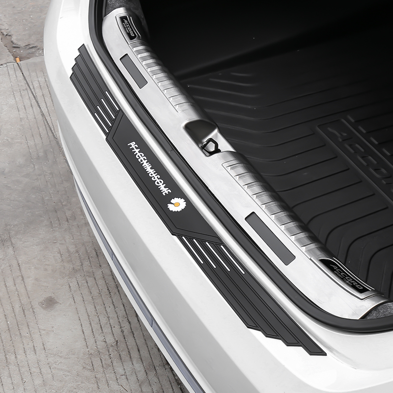 汽车后备箱防护条门槛保护贴后尾箱防刮划痕遮挡装饰贴个性通用型