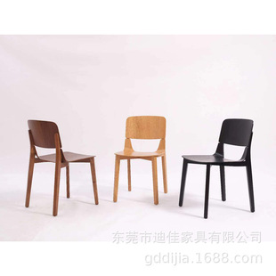 厚街供应曲木椅现代时尚 弯板椅餐厅休闲餐椅 风格