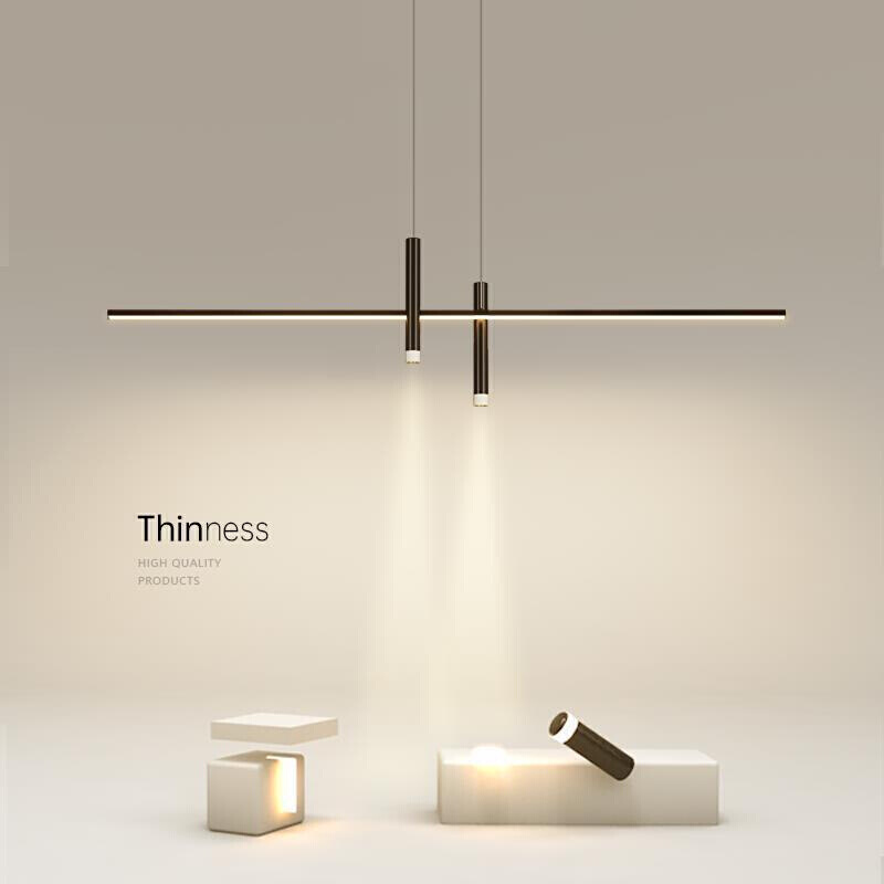 创意餐厅灯led吊灯简约现代北欧卧室灯个性客厅灯饭厅吧台灯具