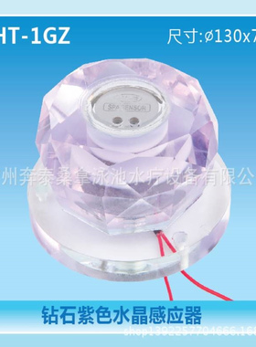 水疗SPA感应开关 温泉水疗开关 紫色水晶水疗开关 水疗设备HT-1GZ