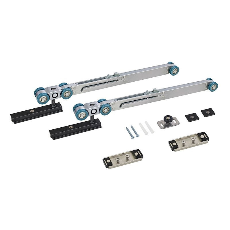 新品100KG缓冲吊轮16窄边框门滑轮极窄门滑轮铝合金轨道重型双轮