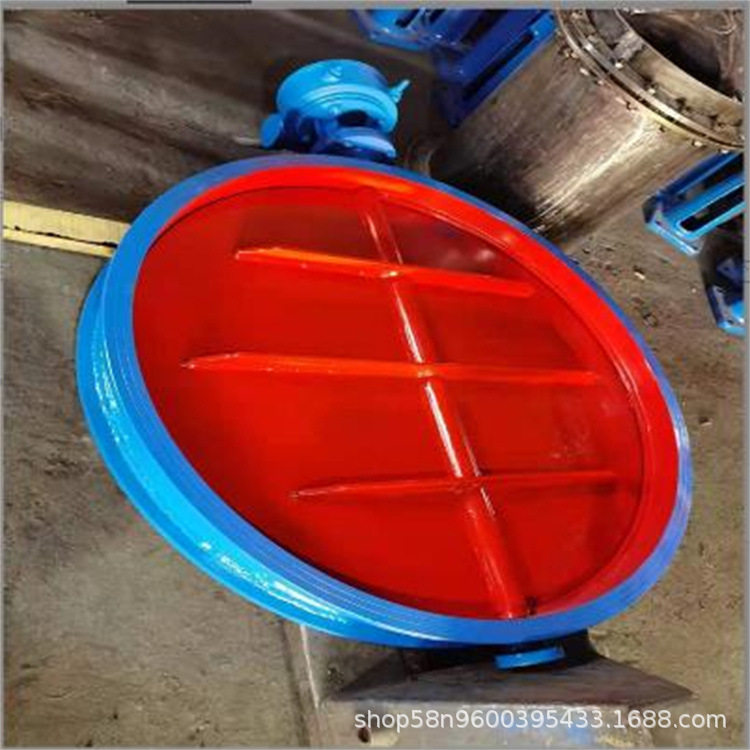 D341W-1C 蜗轮蜗杆风量调节阀 手动涡轮通风蝶阀 DN350