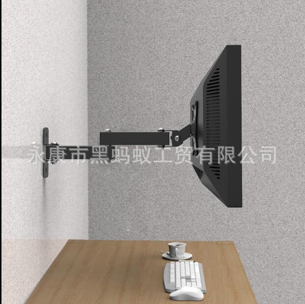 东际液晶显示器壁挂架 伸缩万向旋转通用支架10~24寸LG301
