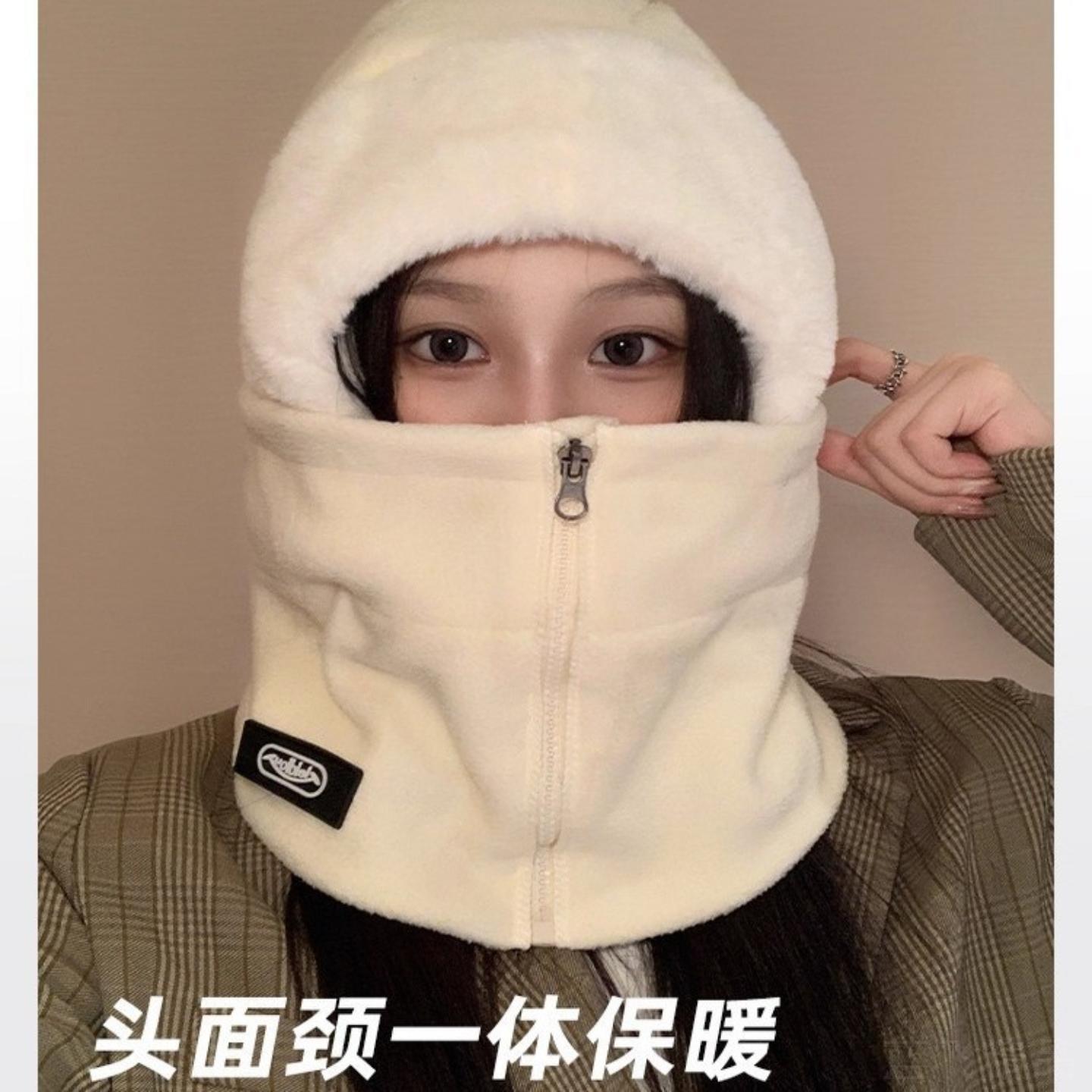 冬季保暖头套女防风防寒一体帽