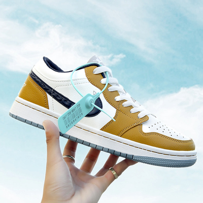 aj黑白熊猫男鞋空军一号紫金湖人冰雪奇缘dunk黑红脚趾扣碎橙板鞋