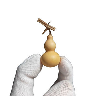 天然草里金手捻文玩小葫芦把玩特小葫芦龙头把件2.5-3.5厘米绕指