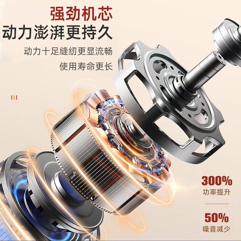 缝纫机家用小型台式多功能带锁边迷你电动全自动衣车锁边神器手工