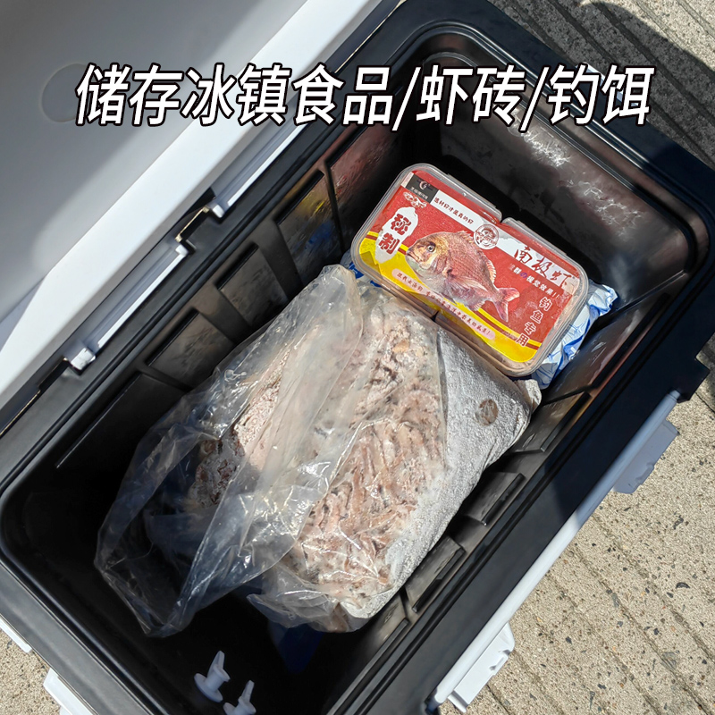 养虾箱活虾打氧箱充氧迷你2023新款小钓箱轻便小型海钓鱼箱保温箱