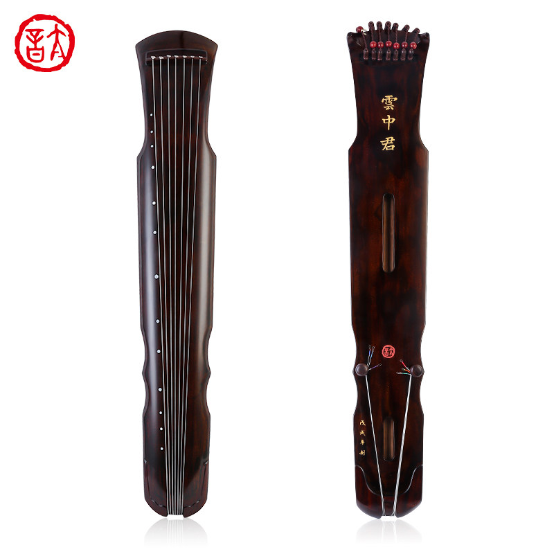 太音琴社丨云中君初学者古琴伏羲仲尼式入门老杉木纯手工大漆七弦