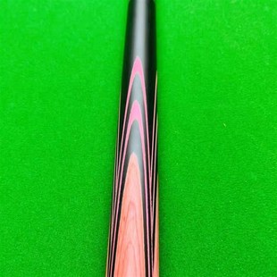 OMin/奥秘紫霞同款打印台球杆中式一体小头杆粉色桌球杆球房公杆