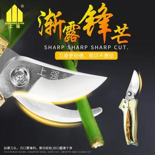 上强工具省力进口SK5钢园林剪修枝剪花园剪粗枝剪果树剪植物剪
