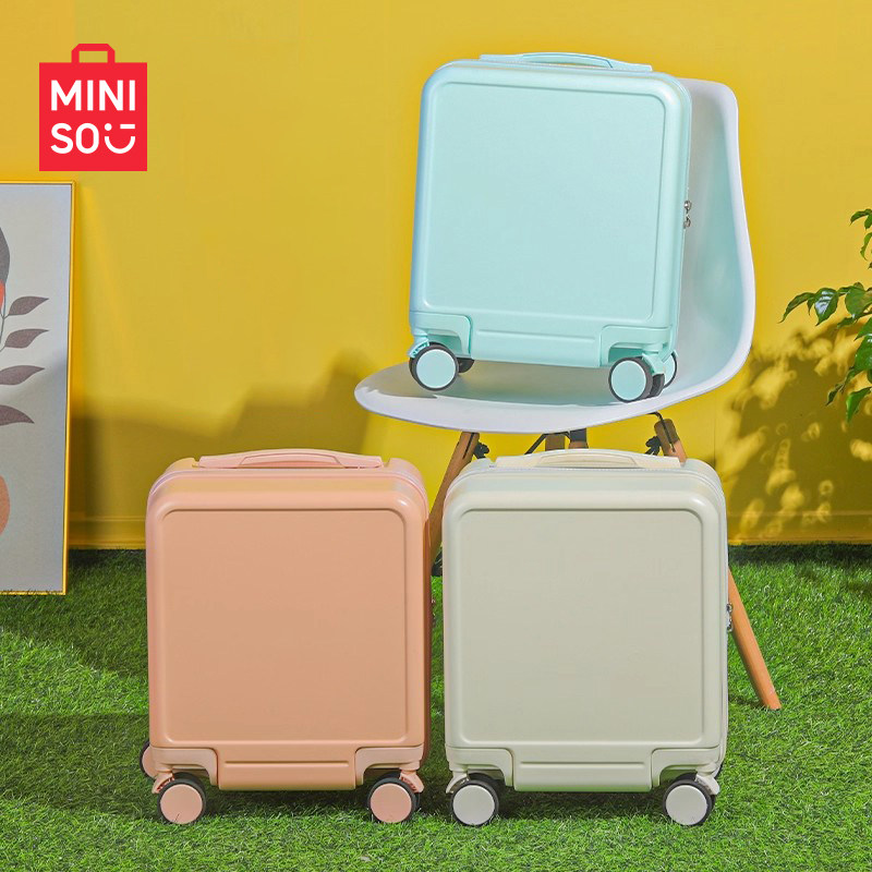MINISO/名创优品迷你登机箱14寸小型拉杆箱轻便密码旅行箱可登机