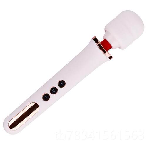 高档强震按摩棒 手持式器多功能振动家用电动电按摩U颈椎腰SB充按