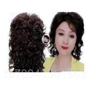 高档妈20 24中老年妈假发烫发羊毛卷假发女时尚卷发港风真人发神