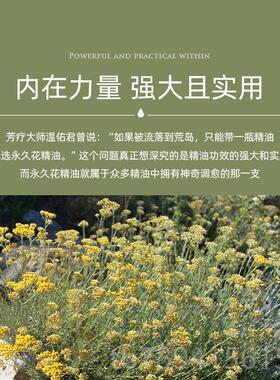 高档荨尔科西嘉岛永久按花油5ML紧致菊淡纹黑眼圈面部摩护肤精蜡
