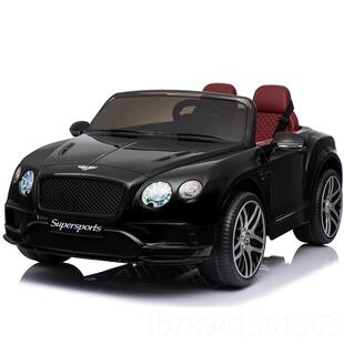 高档宾利儿控童电动小孩双人座车人四轮汽车宝宝遥可坐带摇摆玩具