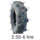 350 8人字外胎开沟松土犁地耕机3.50 4.00 适用于微耕轮胎400