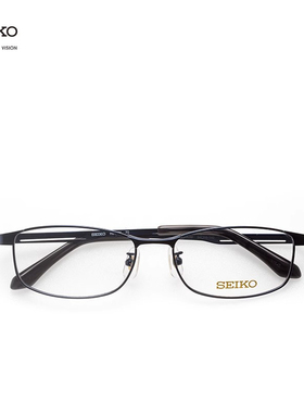 SEIKO精工眼镜架男款全框眼镜框超轻纯钛眼镜框H01121