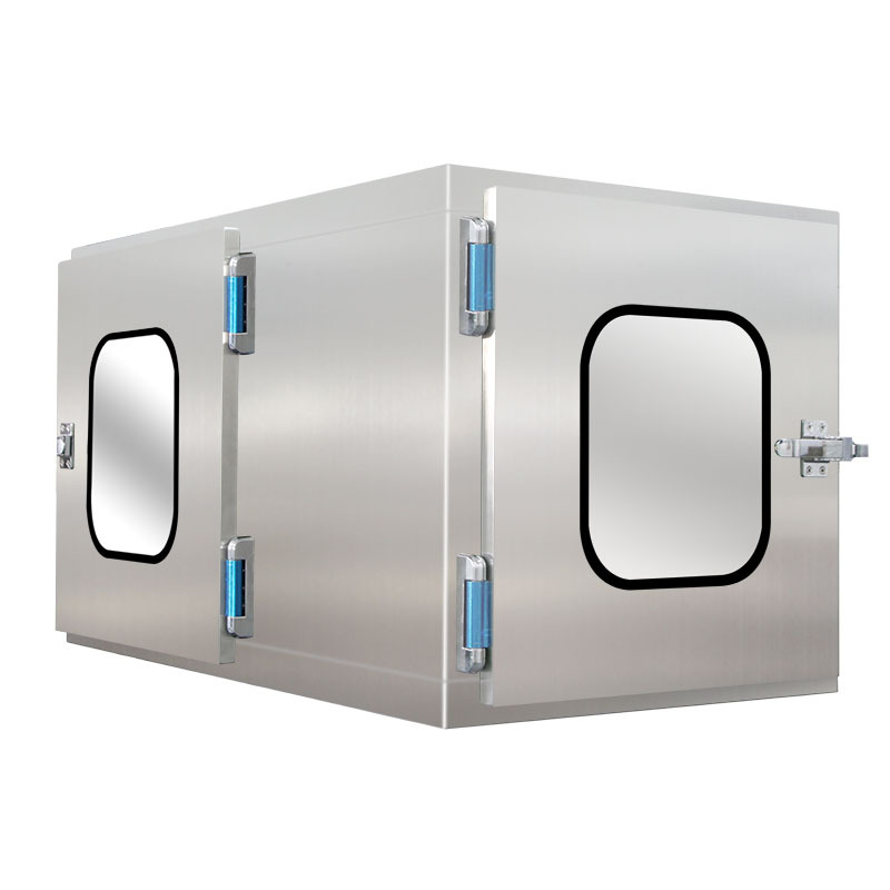 不锈钢转角传递窗|东莞空气净化设备厂家供应电磁互锁杀菌传递箱