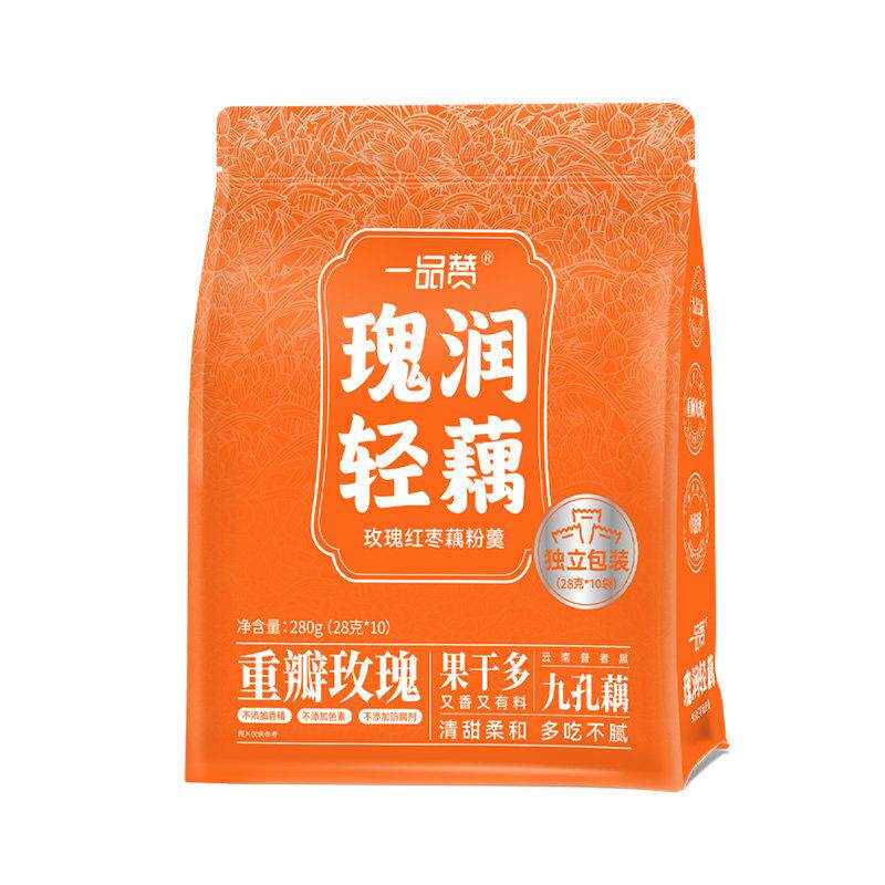 网红藕粉云南水果玫瑰花果干 干红枣早餐羹营养粥饱腹