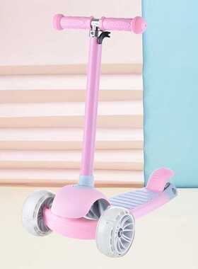 Kird scooter  3轮滑板车3-8岁PU轮闪光可升降大小童可滑板车