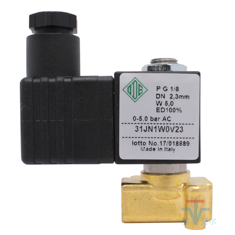 意大利ode电磁阀31jn1w0v231分220v微型两位三通常闭电磁阀