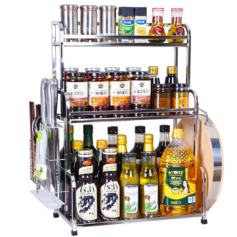 304不锈钢厨房置物架落地靠墙窄调味品调料架厨具刀架收纳多功能,厨房/烹饪用具,厨房置物架/置物柜/角架,淘宝优惠券,粉丝福利购,淘宝优惠卷