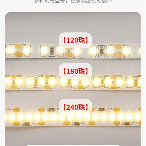 灯带led灯条5V24v12V自粘贴3/4/5/8mm宽三色嵌入式线型线性线条灯