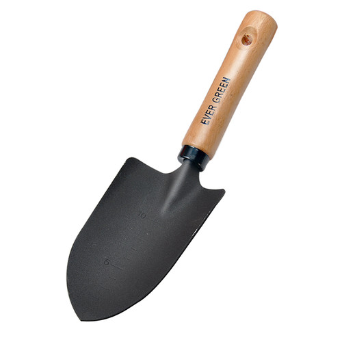 木柄碳钢移植铲 高硬度耐用两款铲子 园艺园林户外工具小型花园铲