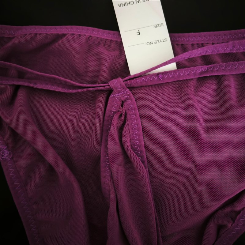 【极度性感】男单层窄边囊袋三角网纱超爽柔滑U凸薄无痕透明内裤