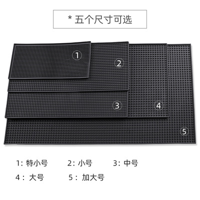 barber防滑垫子桌面吧台摆放垫发型师推剪美发工具收纳垫理发用品