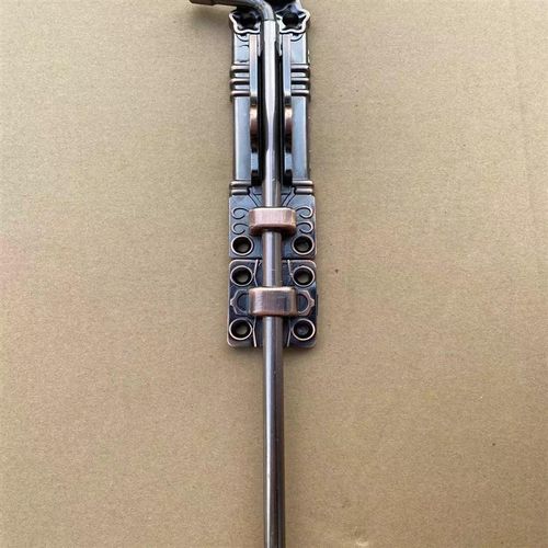 户外不锈钢大门明古铜色插销铝艺门插销木门格栅门落地插门栓门闩