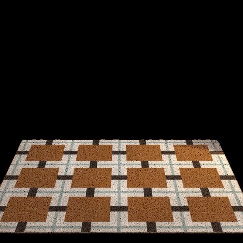 错落几何入户门地垫门垫家用门口丝圈可蹭土耐脏进门门口高级感垫,居家布艺,入户地垫,淘宝优惠券,粉丝福利购,淘宝优惠卷