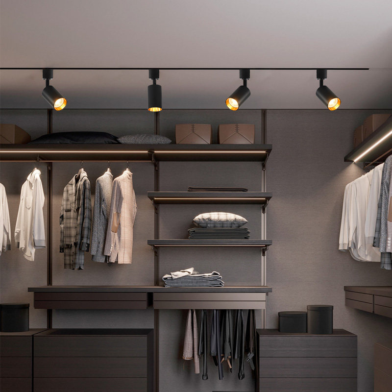 led明装射灯可调角度服装店家用极简背景墙吸顶聚光灯单个轨道灯,家装灯饰光源,明装射灯,淘宝优惠券,粉丝福利购,淘宝优惠卷