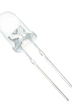 5MM超高亮透明发光二级管红色绿色蓝色黄色白色LEDF5直插灯珠